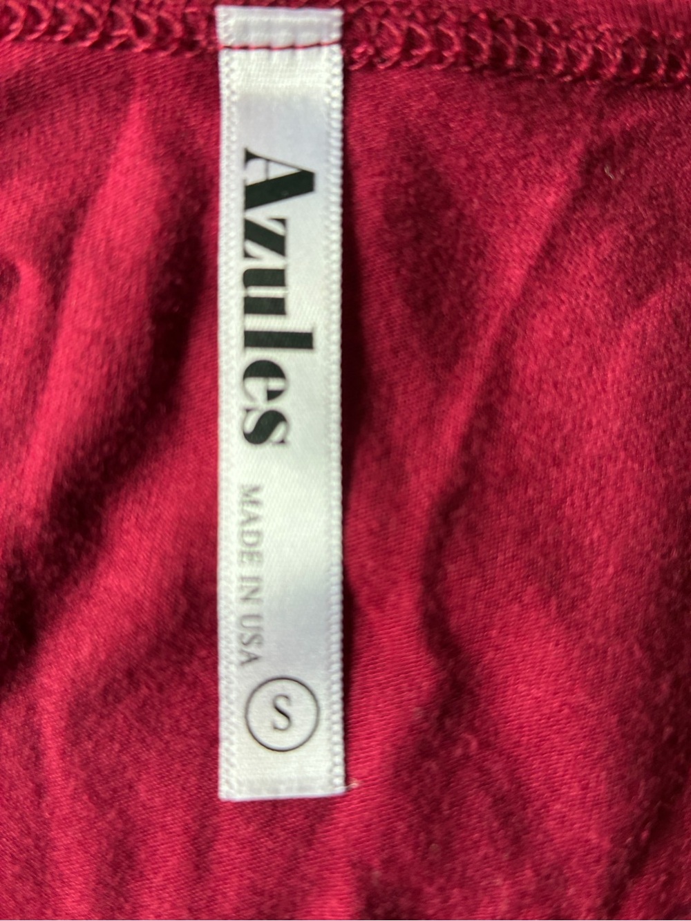 Azules Raspberry Cold-Shoulder Tunic Top - Picture 3 of 3